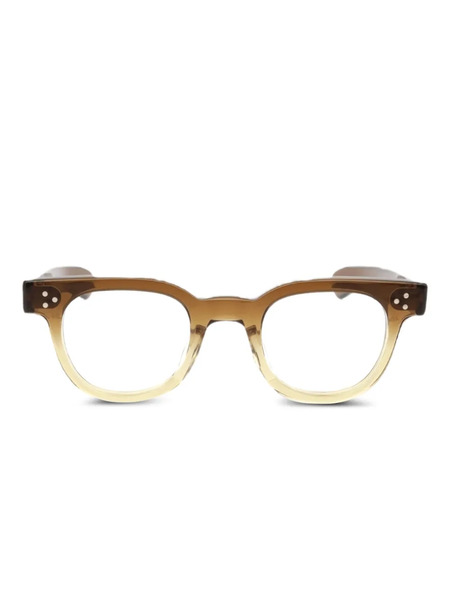  Julius Tart Optical Ombré-effect Round-frame Glasses - Brown 