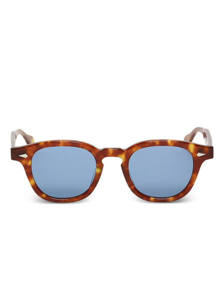 Julius Tart Optical Tortoiseshell Round-frame Sunglasses - Brown 