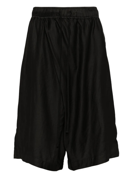  Julius Umbra Drop-crotch Shorts - Black 