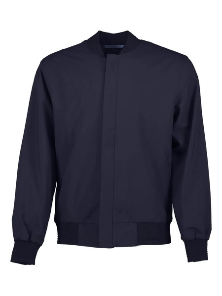  June 79 Essential Pierre Button-fastening Bomber Jacket - Blue 