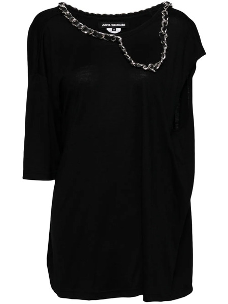  Junya Watanabe Asymmetric Oversized Blouse - Black 
