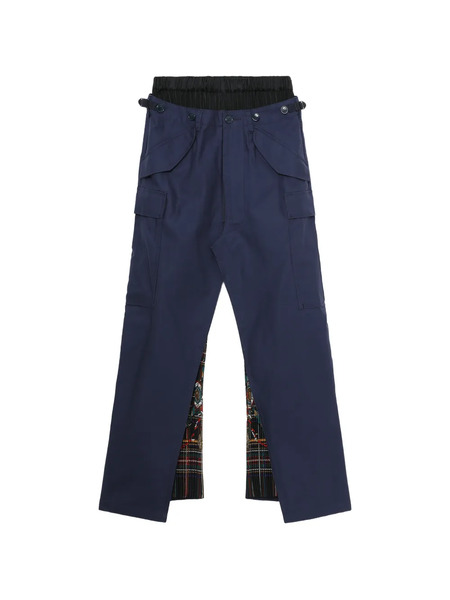  Junya Watanabe Button-fastening Trousers - Blue 