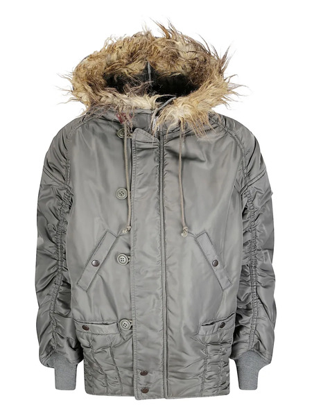  Junya Watanabe Hooded Jacket - Green 