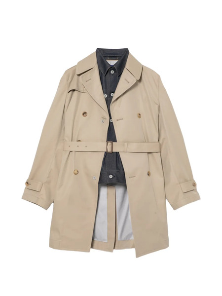  Junya Watanabe Man Douuble-breasted Coat - Neutrals 