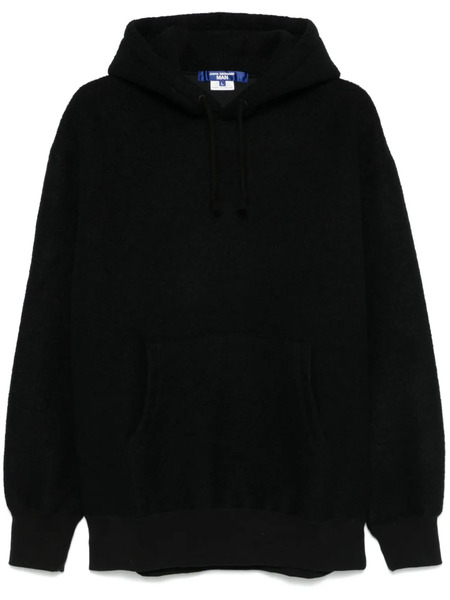  Junya Watanabe Man Felted Hoodie - Black 