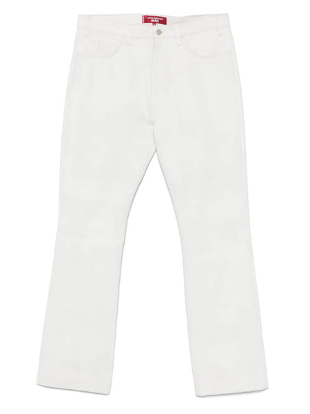  Junya Watanabe Man Logo-patch Jeans - Neutrals 