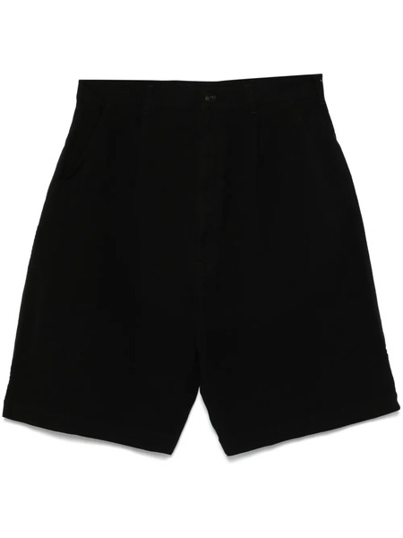  Junya Watanabe Man Pleated Bermuda Shorts - Black 