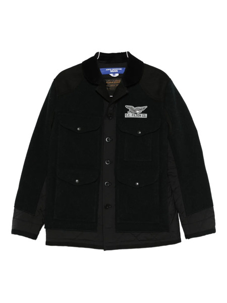  Junya Watanabe Man X Filson Buttoned Patch-detail Jacket - Black 
