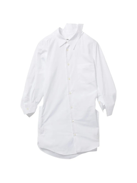  Junya Watanabe 3/4-sleeve Buttoned Shirt - White 