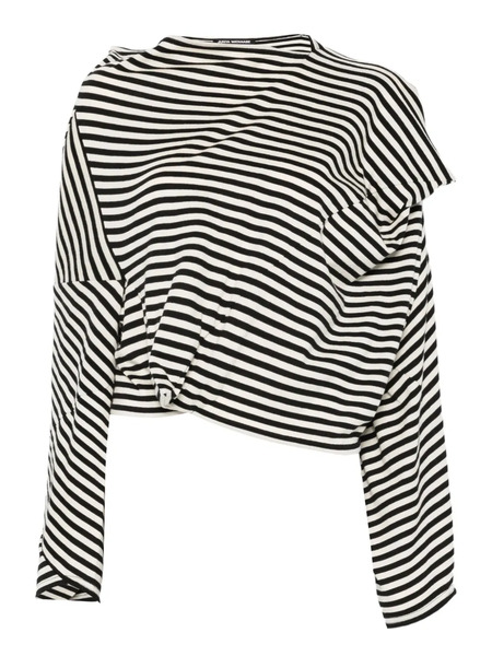  Junya Watanabe Striped Blouse - Black 