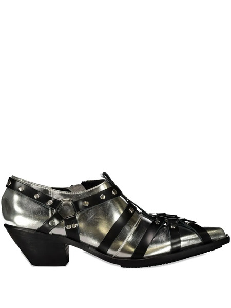  Junya Watanabe Studded Ankle Boots - Silver 