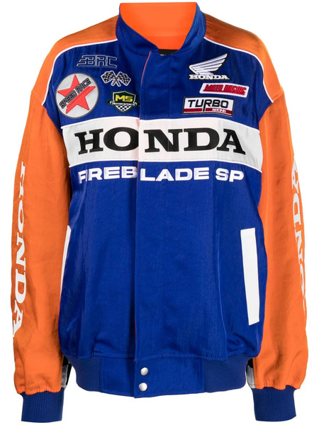  Junya Watanabe X Honda Oversized Bomber Jacket - Blue 