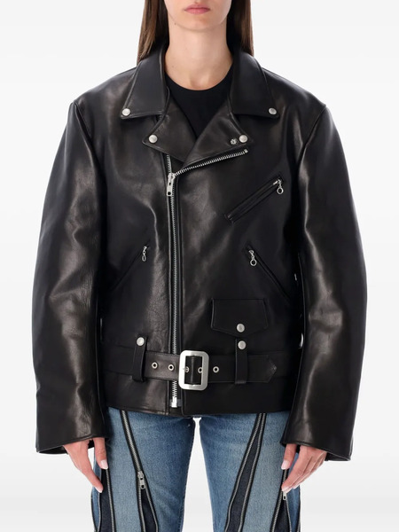  Junya Watanabe Zip Biker Jacket - Black 