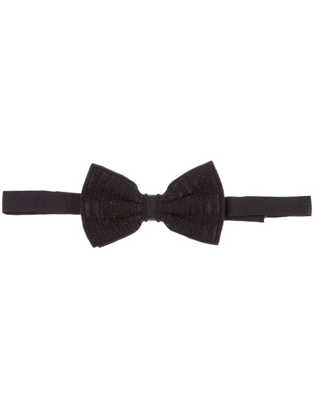  Jupe Silk Bow Tie - Black 