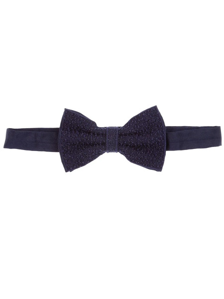  Jupe Silk Bow Tie - Black 
