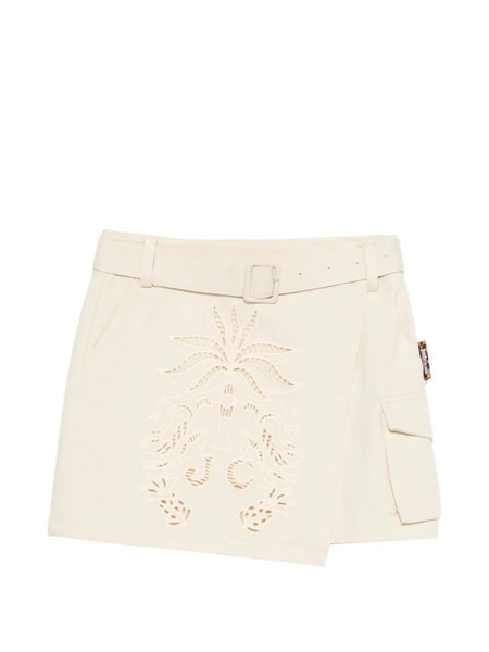  Just Cavalli Belt Cut-out Skirt - Neutrals 
