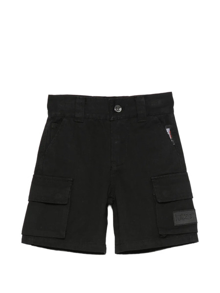  Just Cavalli Black Cargo Shorts 