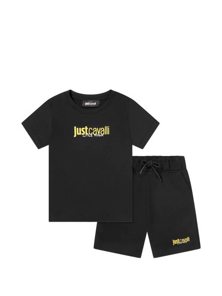  Just Cavalli Drawstring Shorts Set (set Of Two) - Black 