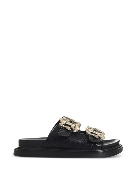  Just Cavalli Embellished-strap Sandals - Black 
