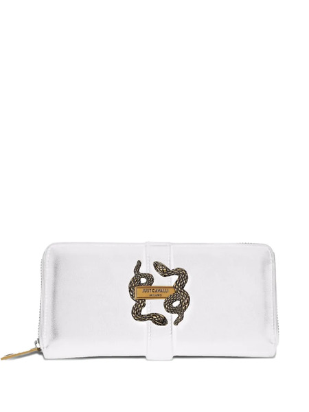  Just Cavalli Embellished Wallet - White 