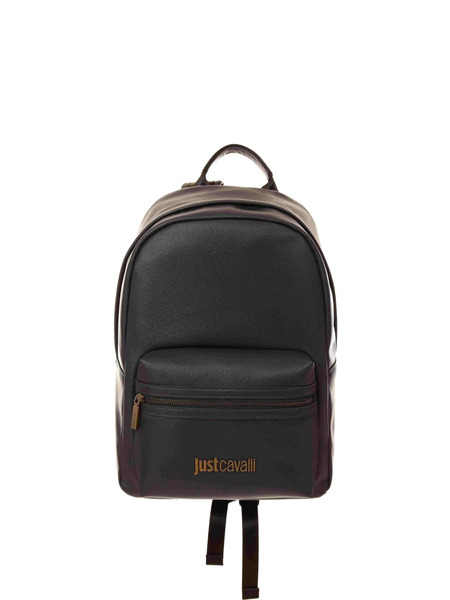  Just Cavalli Logo Backpack - Black 