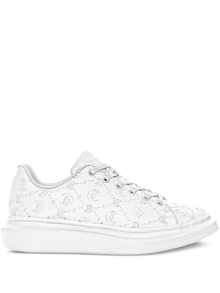  Just Cavalli Logo-debossed Sneakers - White 
