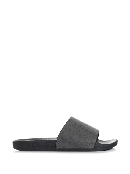  Just Cavalli Patterned Slides - Black 
