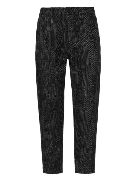  Just Cavalli Patterned Trousers - Black 