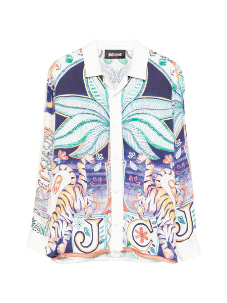  Just Cavalli Printed Shirt - White 