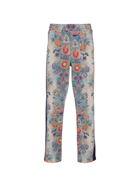  Just Cavalli Side-stripe Patterned Trousers - Blue 