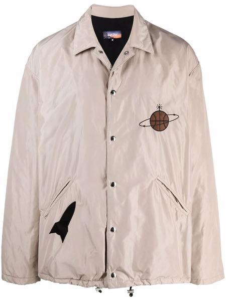  Just Don Patch-detail Shirt Jacket - Neutrals 