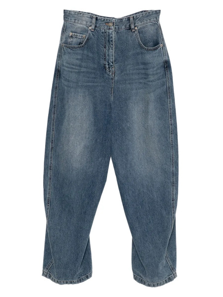  Juun.j Adjustable-strap Wide-leg Jeans - Blue 