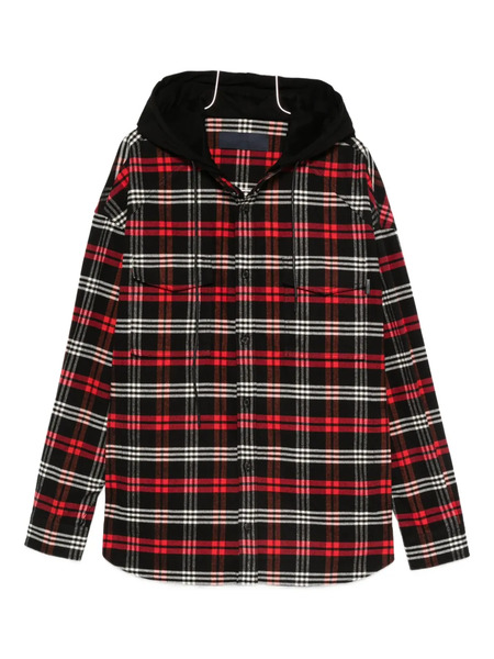  Juun.j Drawstring-hood Shirt - Red 