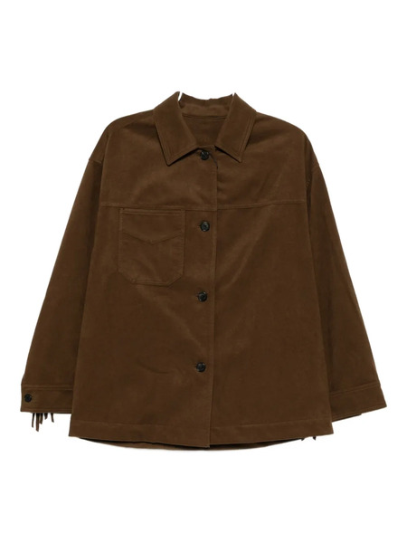  Juun.j Fringed Suede Jacket - Brownd 
