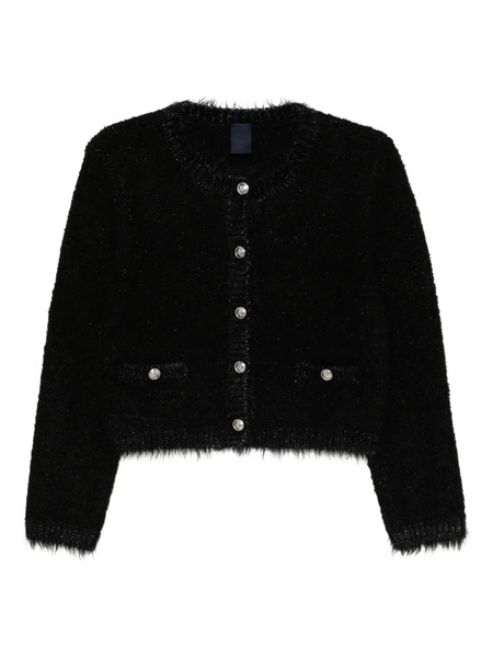  Juun.j Logo-button Cardigan - Black 