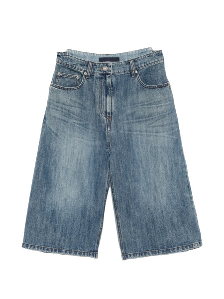  Juun.j Panelled Denim Shorts - Blue 