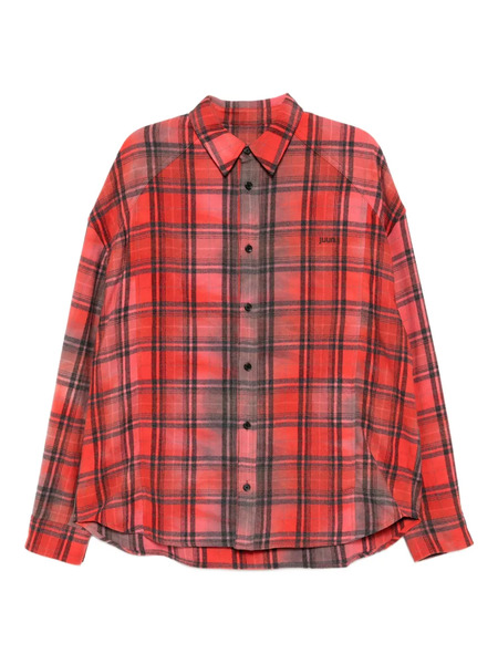 Juun.j Plaided Shirt - Red 