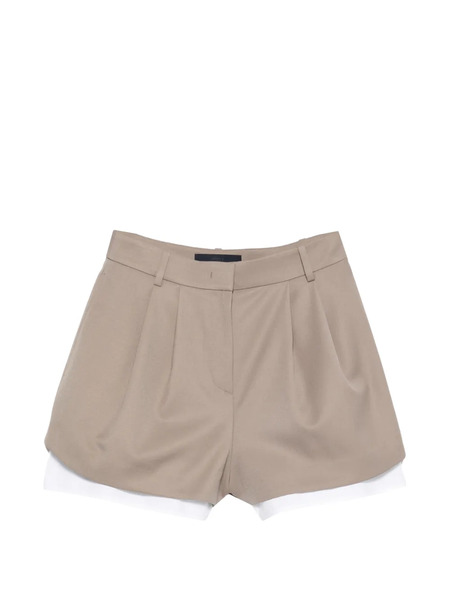  Juun.j Pleated Shorts - Neutrals 