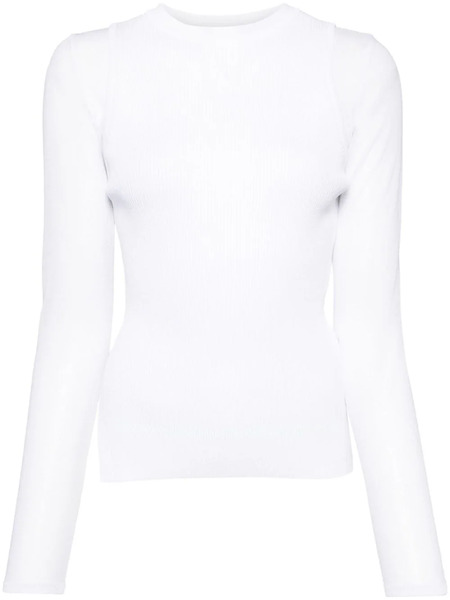  Juun.j See-through Top - White 
