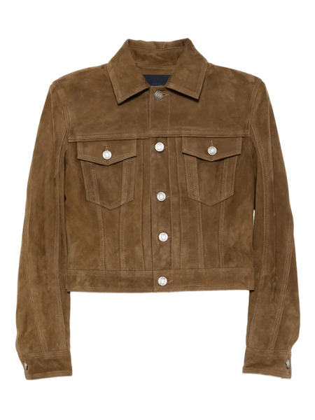  Juun.j Suede Jacket - Brown 