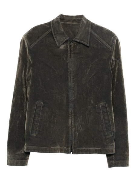  Juun.j Zip-fastening Cotton Jacket - Brown 