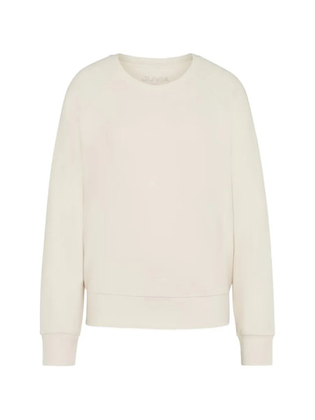  Juvia Crew-neck Long-sleeve Sweatshirt - Neutrals 