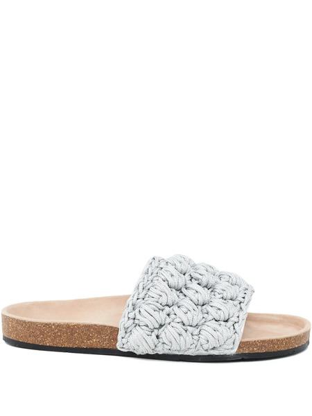  Jw Anderson Braided Flat Sandals - Grey 