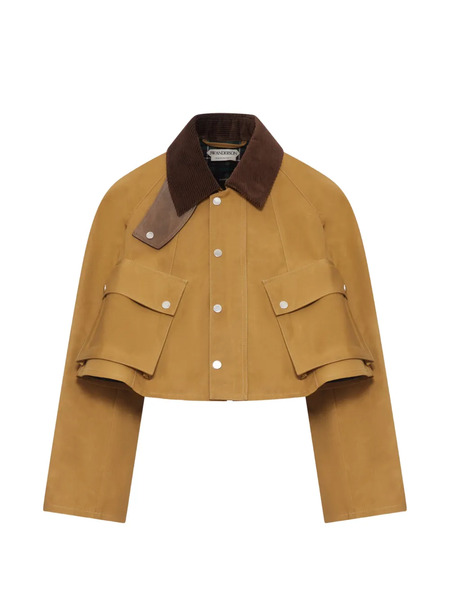  Jw Anderson Contrast Collar Barn Jacket - Neutrals 