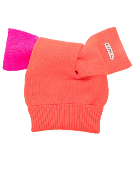  Jw Anderson Knotted Beanie Hat - Orange 