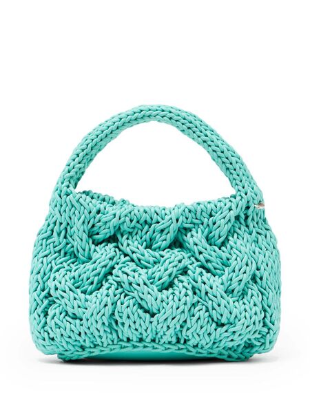  Jw Anderson Small Cable Knit Bag - Green 