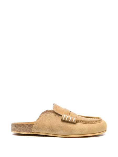  Jw Anderson Stitch Detail Loafers - Neutrals 