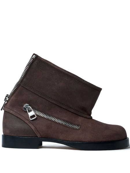  Jw Anderson Suede Ankle Boots - Brown 