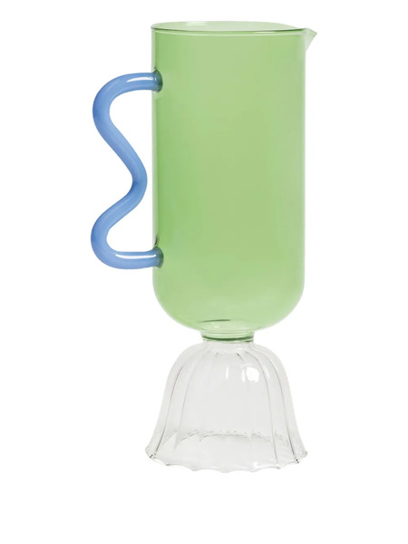  &k Amsterdam Tulip Wave-handle Carafe (8.5cm) - Green 