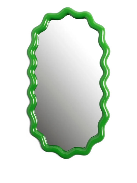  &k Amsterdam Zigzag Mirror - Green 